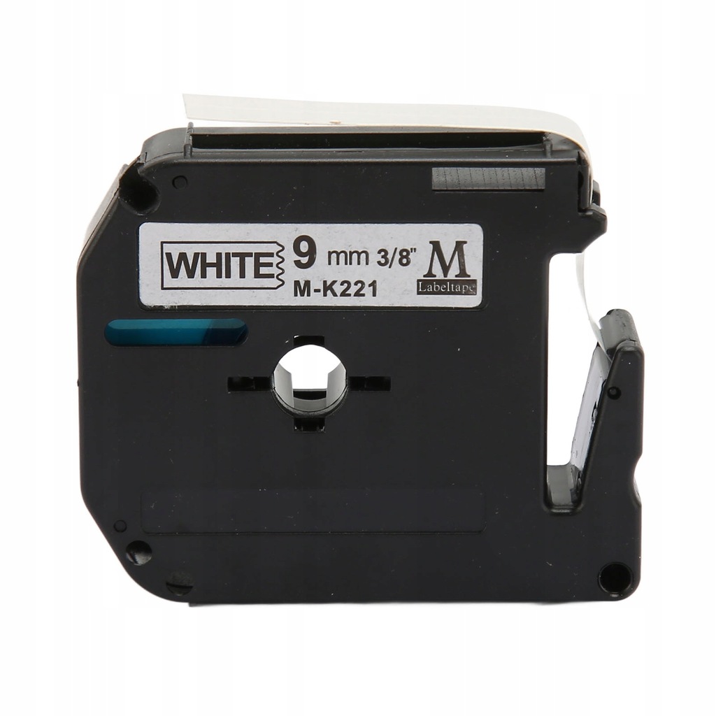 TAŚMA DO DYMO D1 LM210D 9MM BIAŁA/CZARNY