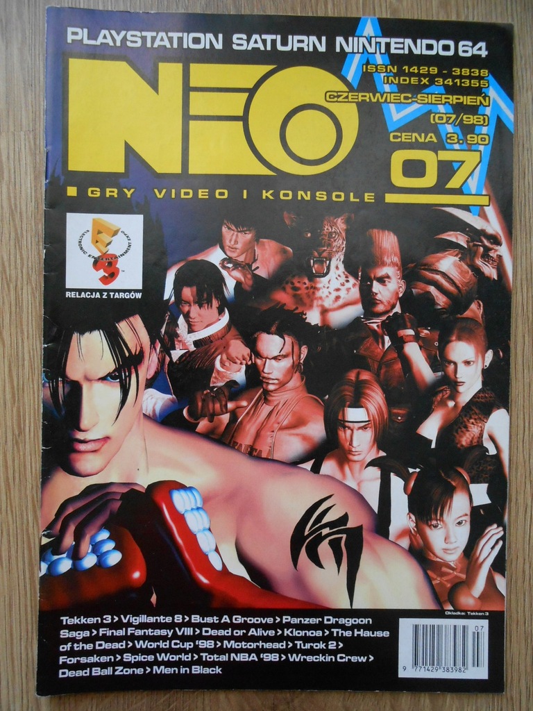 czasopismo Neo 07 + plakat Tekken 3