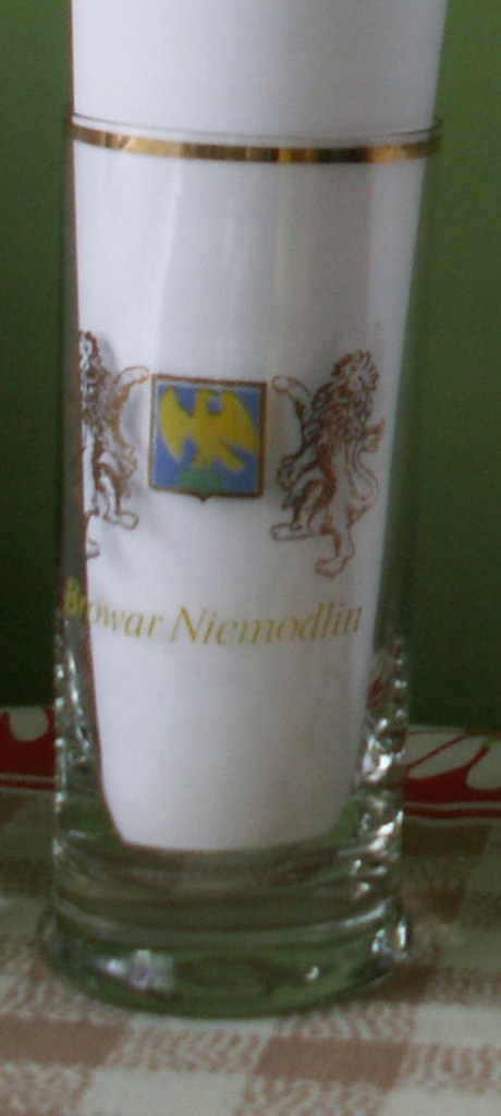 Historyczna szklanka browaru NIEMODLIN