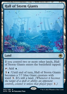 Karta Magic: Hall of Storm Giants FOIL