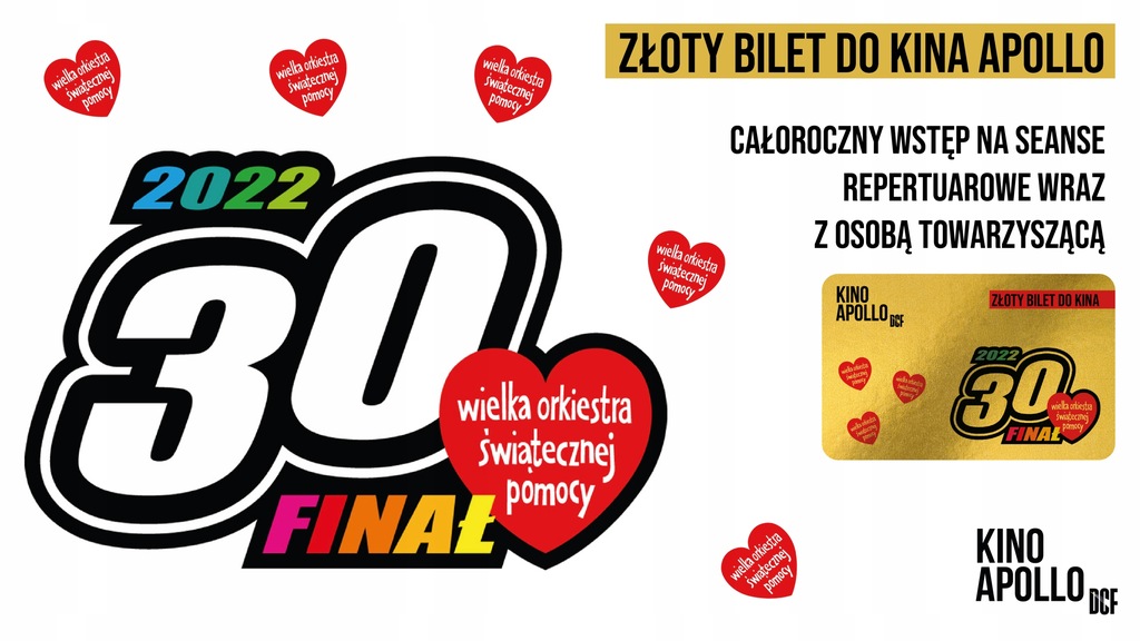 ZŁOTY BILET DO KINA APOLLO - WAŁBRZYCH