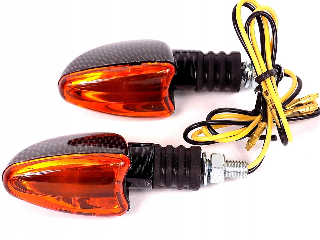 KIERUNKOWSKAZ MIGACZ CARBON POMARAŃCZOWY TUNING