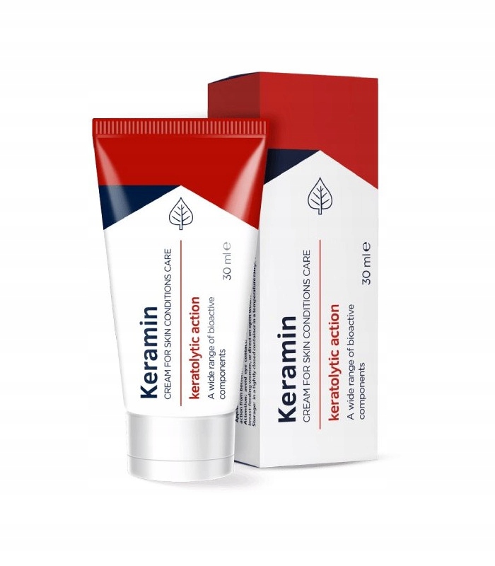 Keramin Krem na Łuszczycę 30 ml | Łagodzi Nawilża Przywraca Komfort Skórze