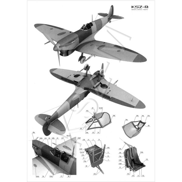 Купить Халински 3/12 — Самолет Spitfire Vc Trop 1:33: отзывы, фото, характеристики в интерне-магазине Aredi.ru