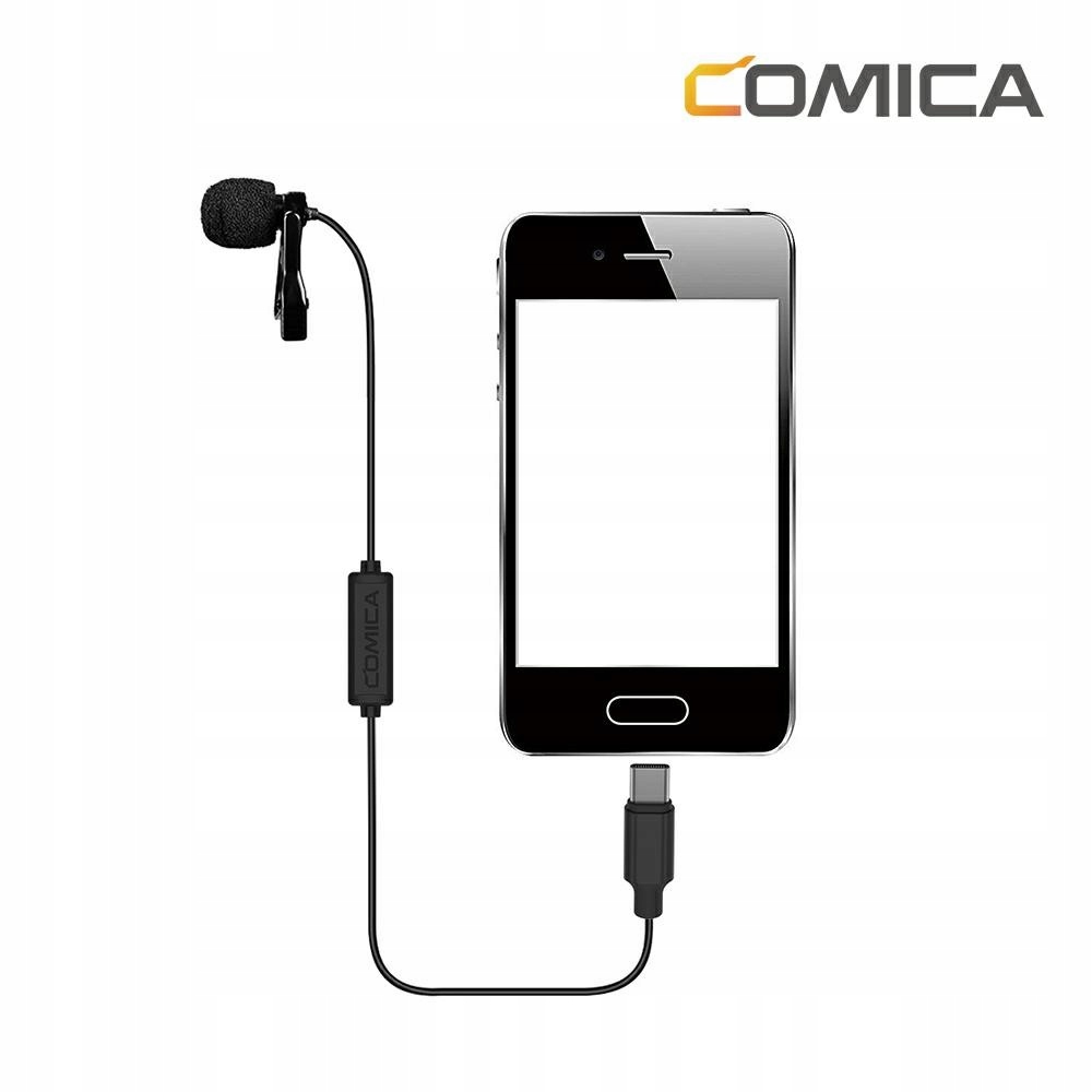 COMICA mikrofon krawatowy CVM-V01SP UC 4,5m USB-C