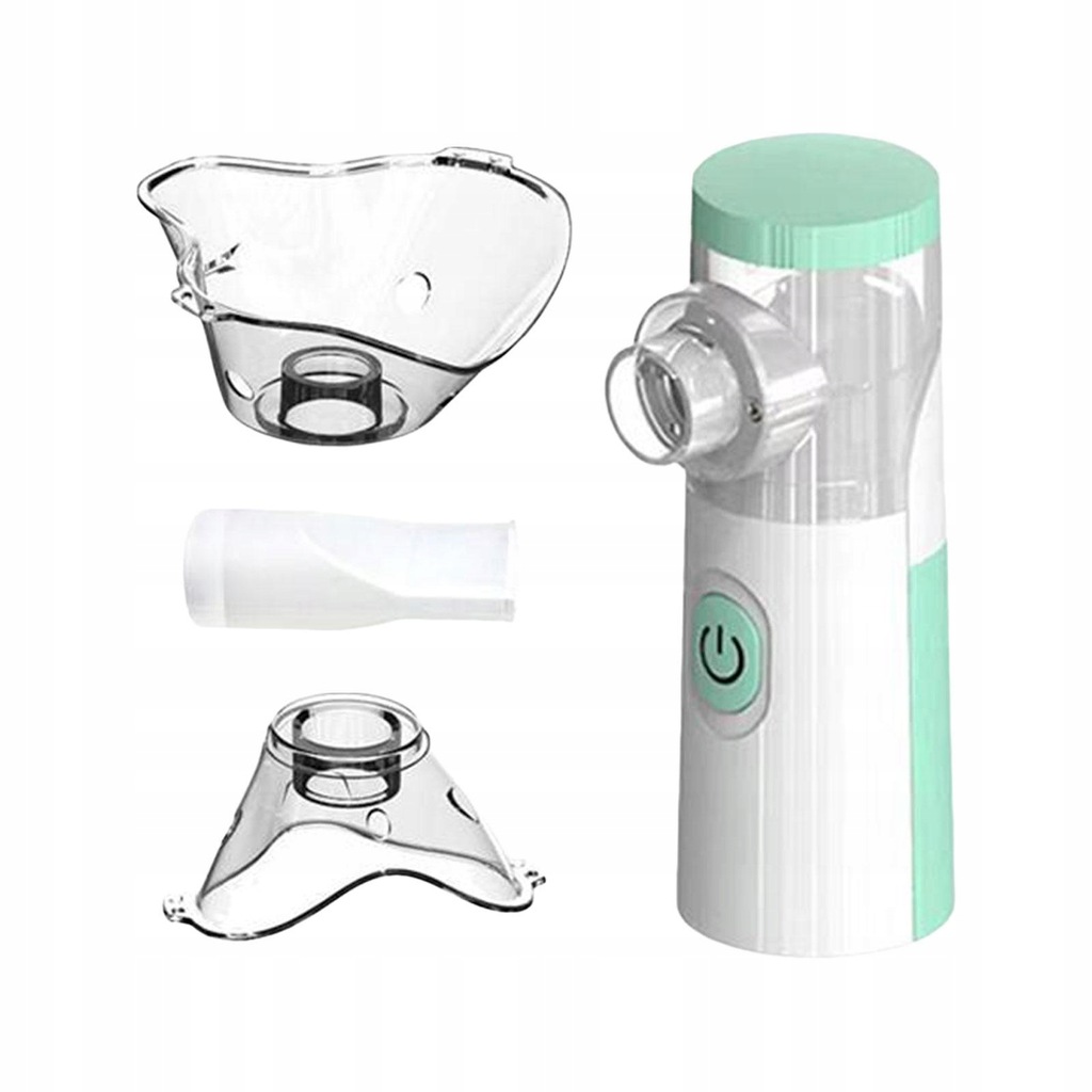 Handheld Steam Inhaler with Mouthpiece Mesh green