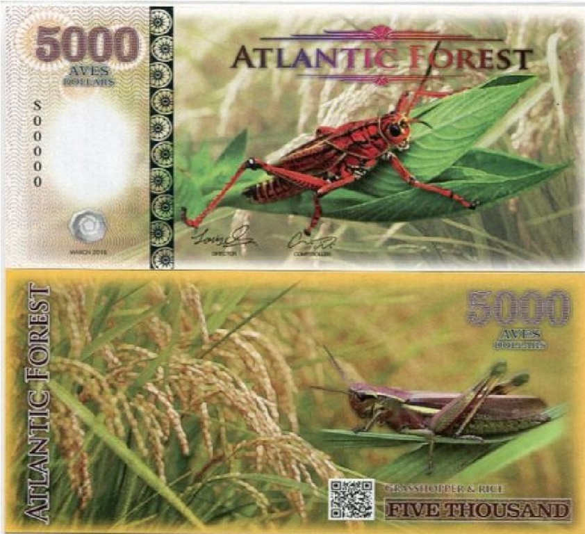 Banknot fantazyjny Atlantic Forest 5000 Dolarów