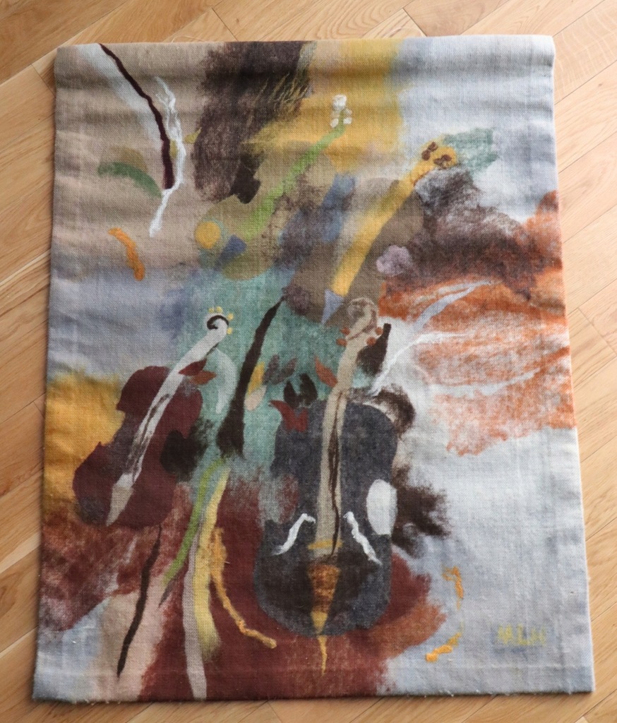 Gobelin Autorski Art Protis Hlobilova 1991 rok