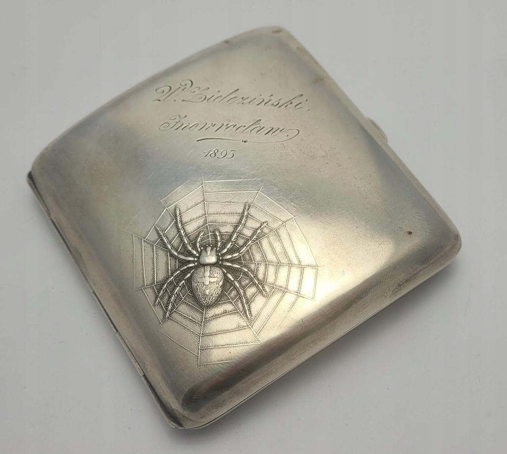Papierośnica z pająkiem W.Zieleziński; 1940