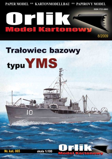 Trałowiec bazowy typu YMS (Orlik:065) 1:100