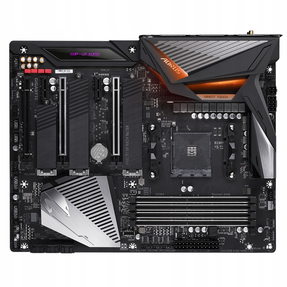 Купить Материнская плата Gigabyte X570 Aorus Ultra ATX AM4 WiFI: отзывы, фото, характеристики в интерне-магазине Aredi.ru