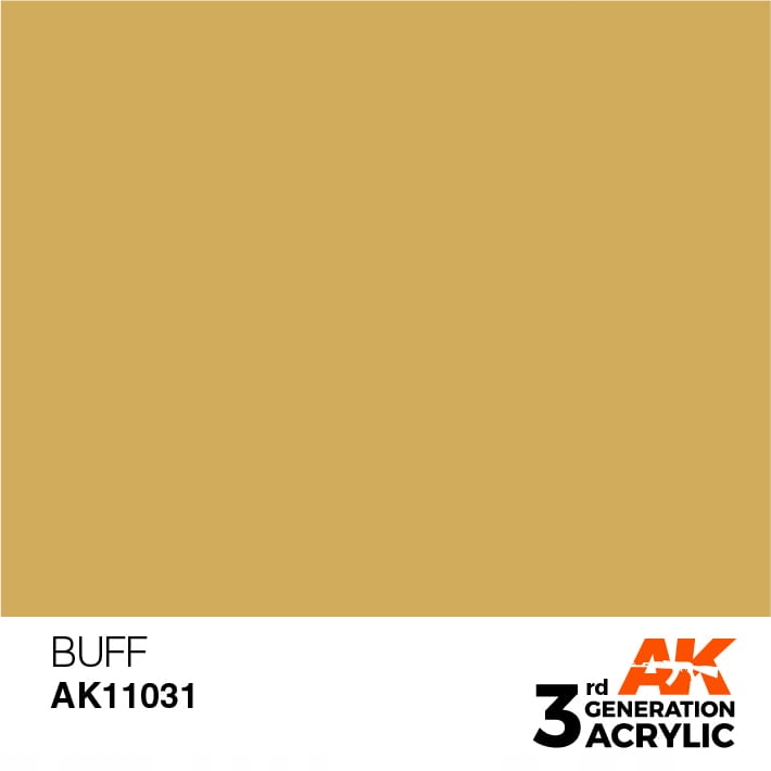 AK INTERACTIVE 11031 - Farba akrylowa Buff 17ml