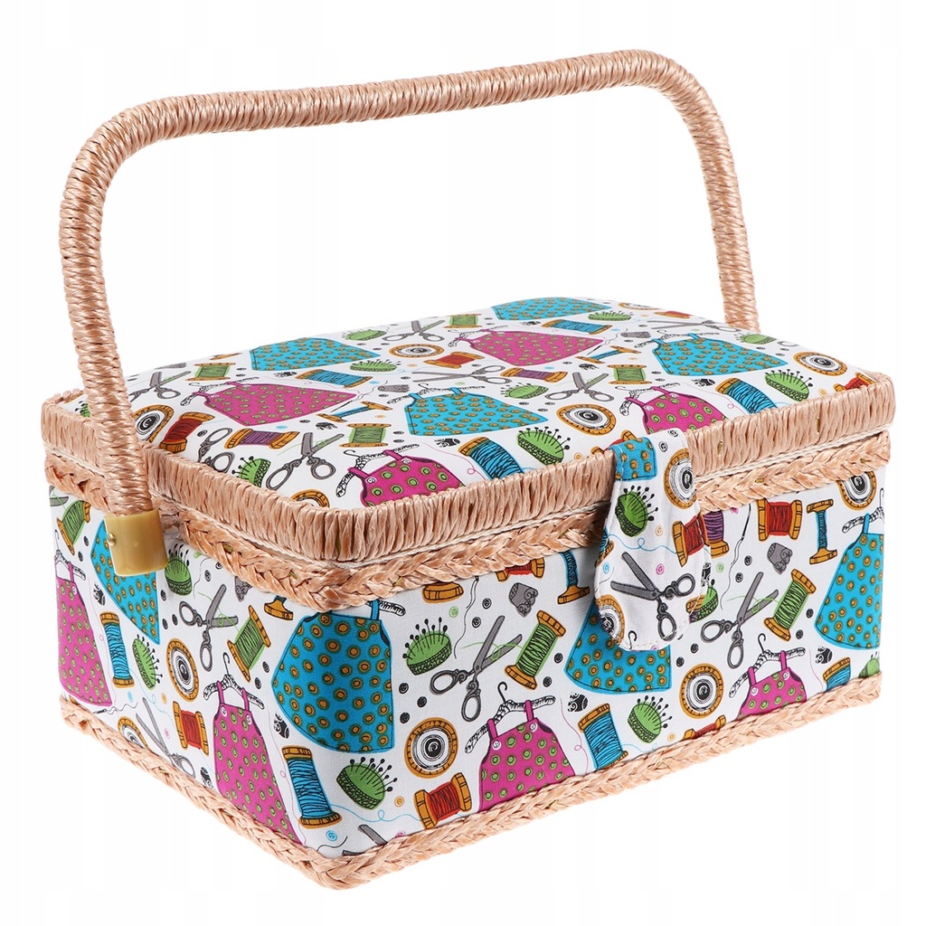 Wood Tools Kids Sewing Basket Empty