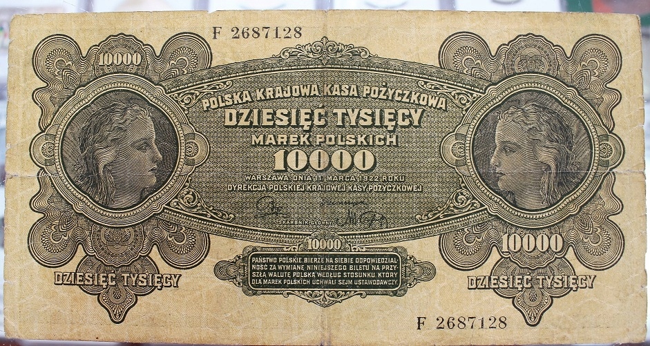 10000 MAREK POLSKICH 1922 F (ZWD)