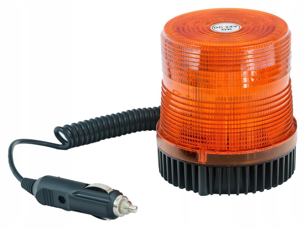 LAMPA OSTRZEGAWCZA STROBO KOGUT LED 24V MAGNES