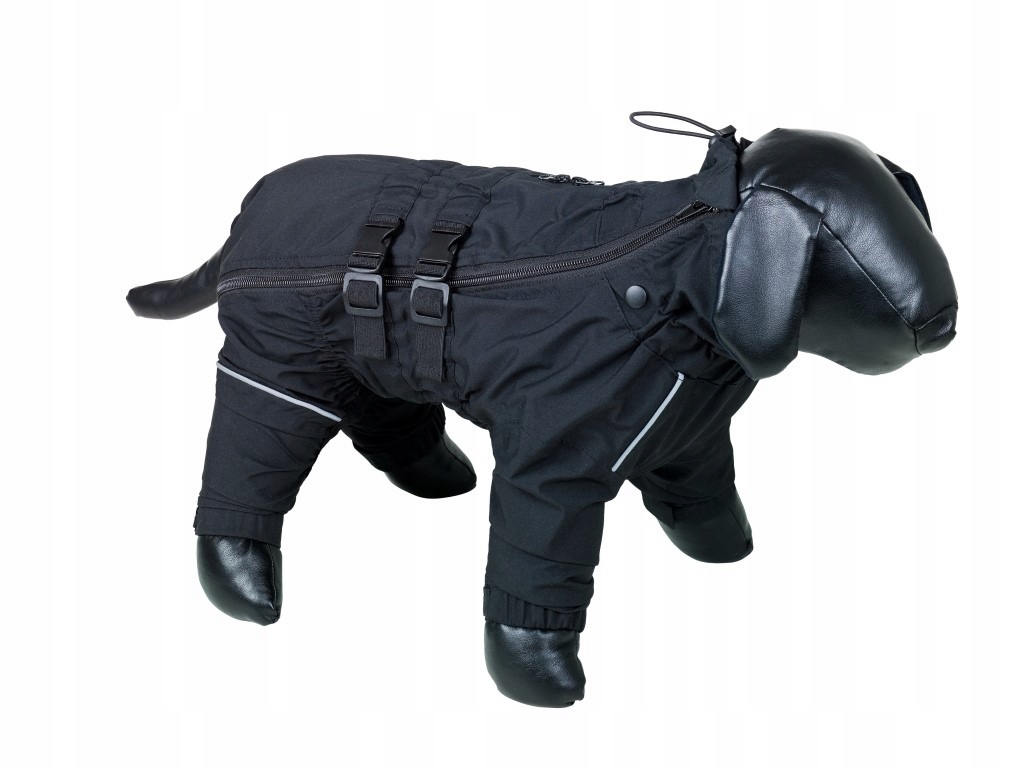 Płaszcz przeciwdeszczowy dla psa Thinko 80 cm czarny