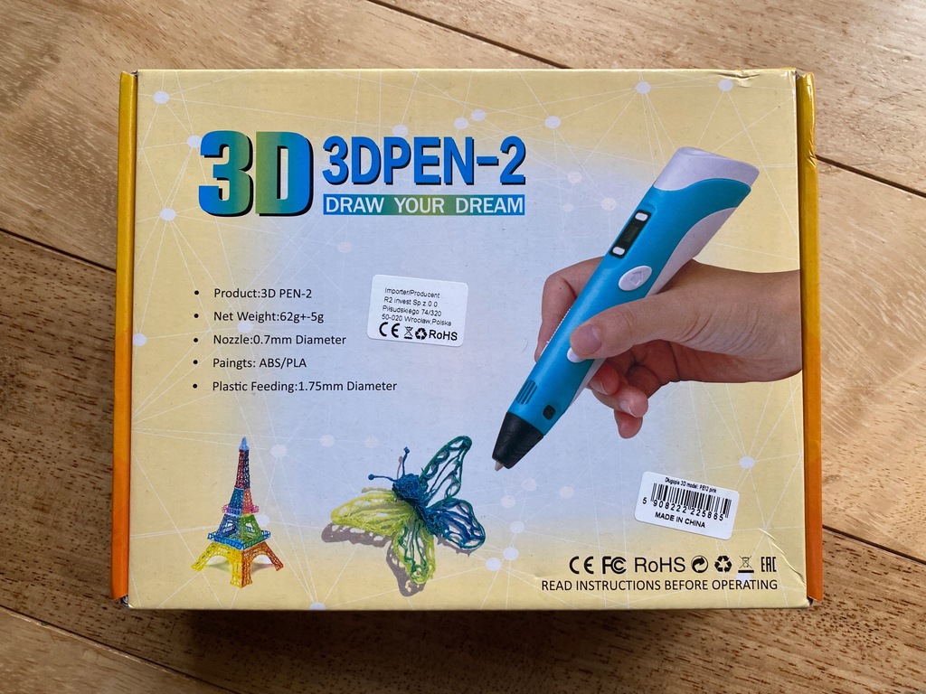 Długopis 3D 3DPEN-2 różowy