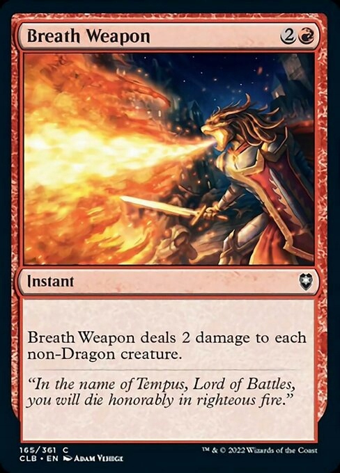 MtG: Breath Weapon (CLB) *foil*