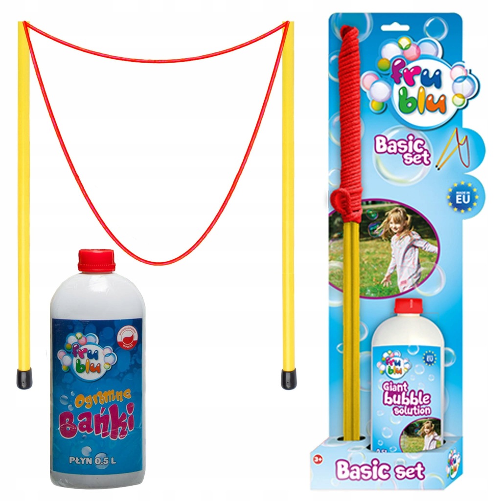 BAŃKI FRU BLU ZESTAW 2w1 PŁYN 0,5 L + SZNUREK 50CM