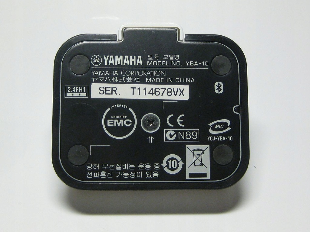 Купить Bluetoothприемник YAMAHA YBA10 для ресиверов отзывы, фото и