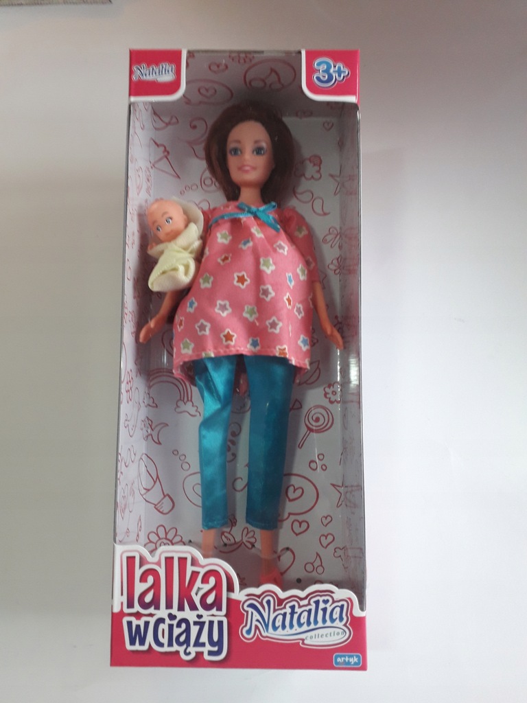 Lalka barbie w ciąży z dzidziusiem