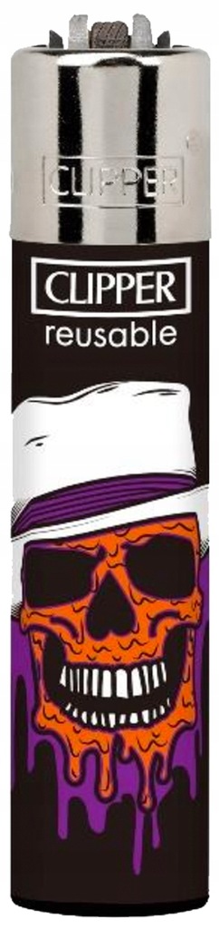 ZAPALNICZKA GAZOWA CLIPPER MOLTEN SKULLS