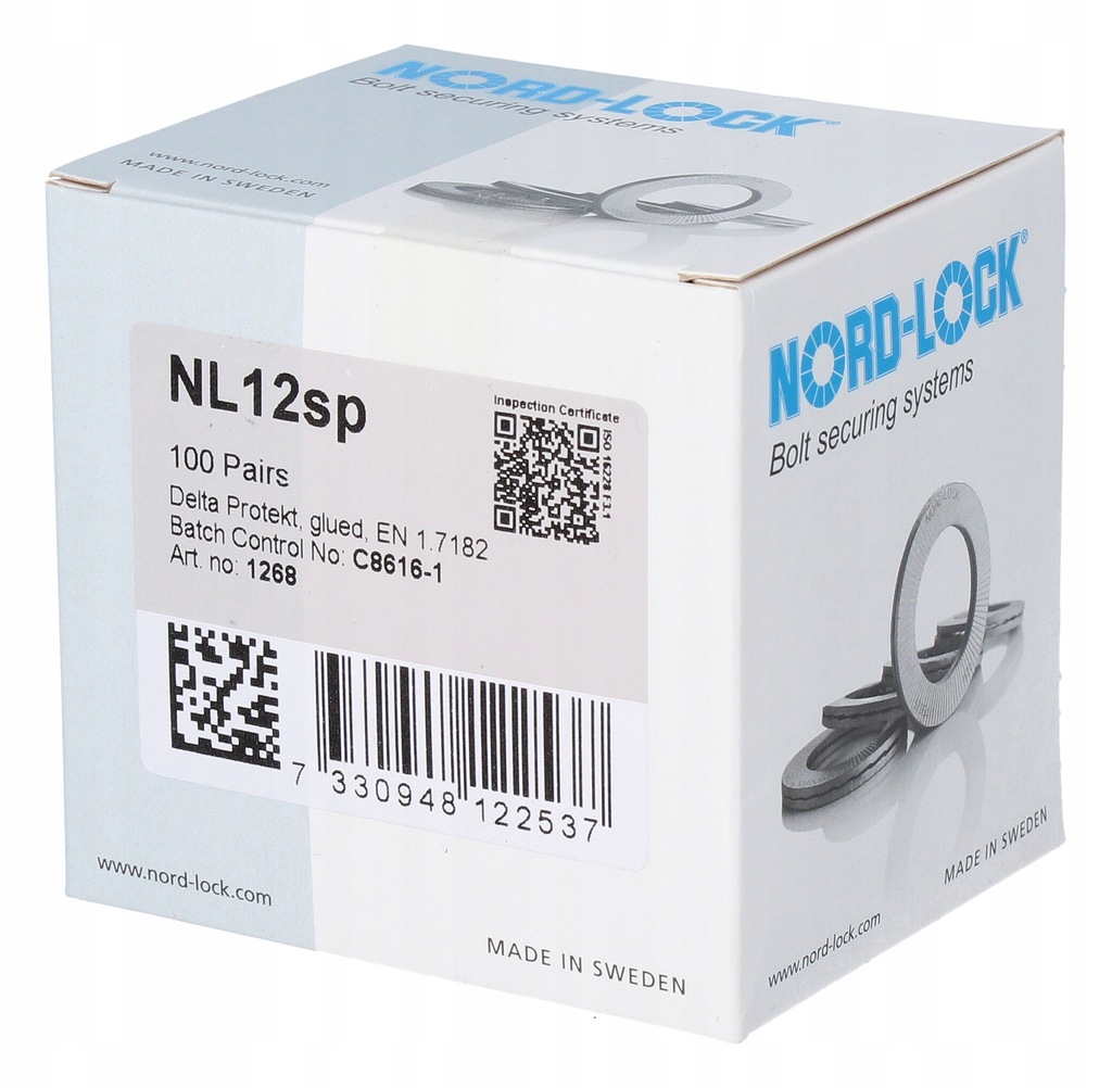 Podkładka samoklinująca NordLock M12 poszerzona 11721832075