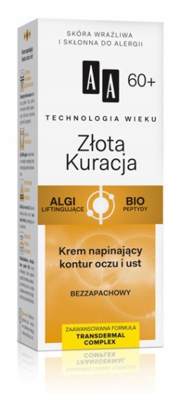 AA 60+ KREM NAPINAJĄCY KONTUR OCZU I UST 50ml