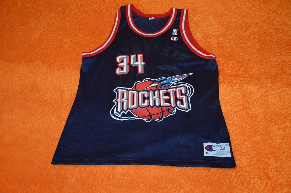 NBA CHAMPION HOUSTON ROCKETS OLAJUWON #34 UNIKAT!!