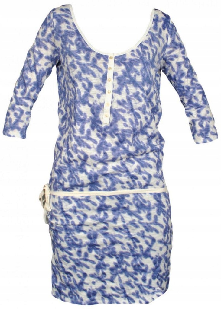 LEE sukienka damska blue FIT HENLEY DRESS _ S 36