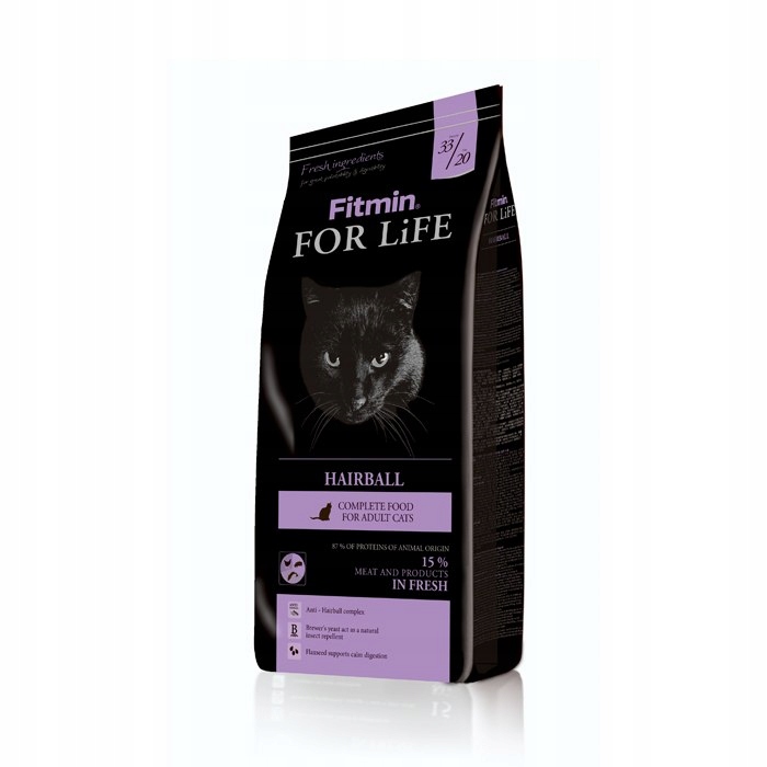 FITMIN cat For Life Hairball 8kg
