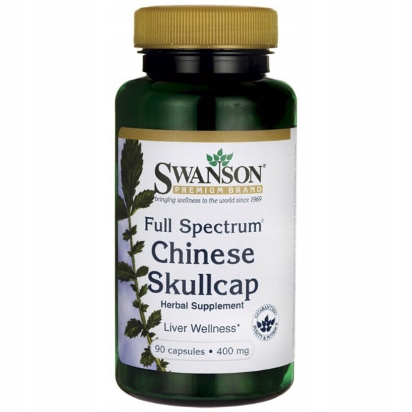 Swanson FS Chinese Scullcap 400mg suplement diety