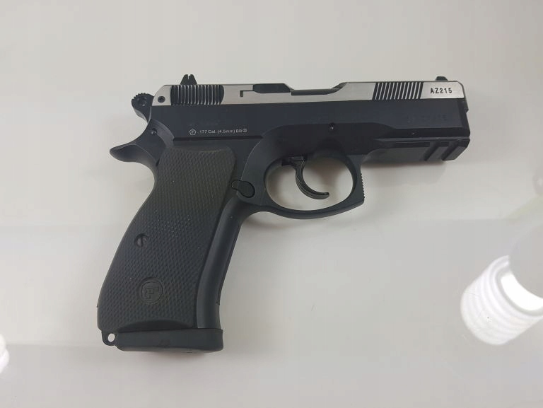 PISTOLET ASG CZ 75D COMPACT + ŚRUTY + NABÓJ - GOL