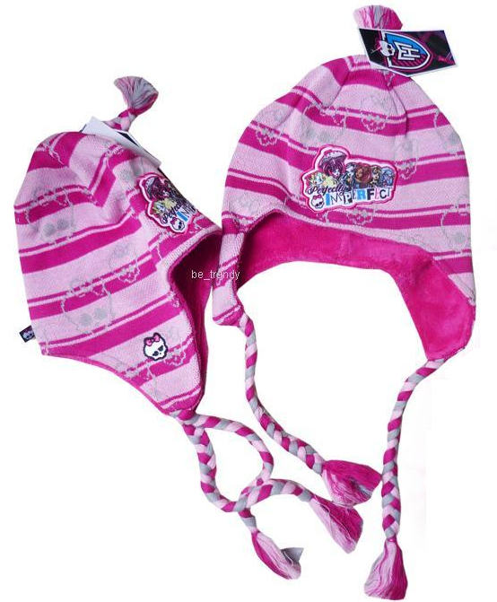 MONSTER HIGH CZAPKA OBW 54 DISNEY OCHRONA USZU