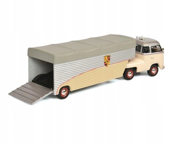 Schuco VW T1 Racing transporter Porsche Co 1:43 45