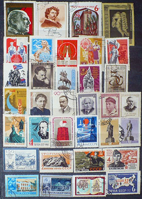 ZSRR - różne znaczki (zestaw 12)