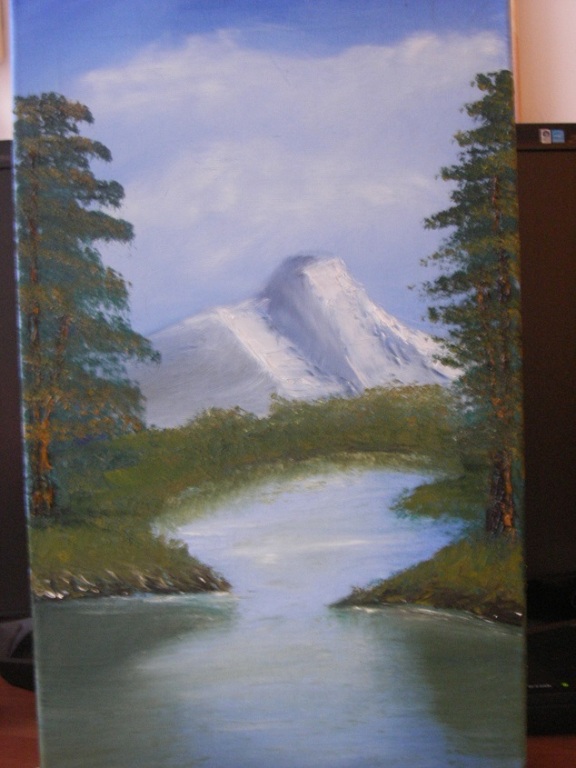 ZIMA W GÓRACH  30 X 60 cm