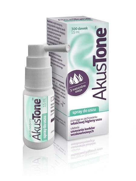 Akustone spray do uszu 15 ml