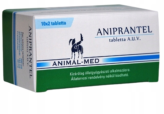 ANIPRANTEL DOG Tabletki pies odrobaczanie 8 SZT. - 12853629450 ...