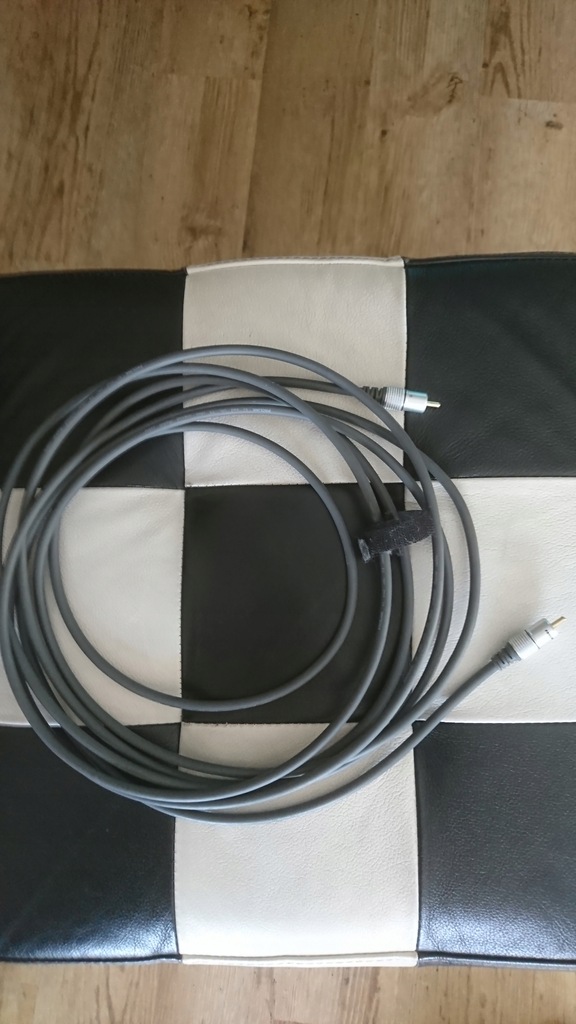 Kabel przewód do subwoofera 1x RCA-RCA 5m PROLINK