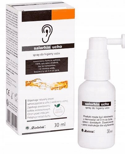 SALORHIN UCHO Spray do higieny uszu 30 ml