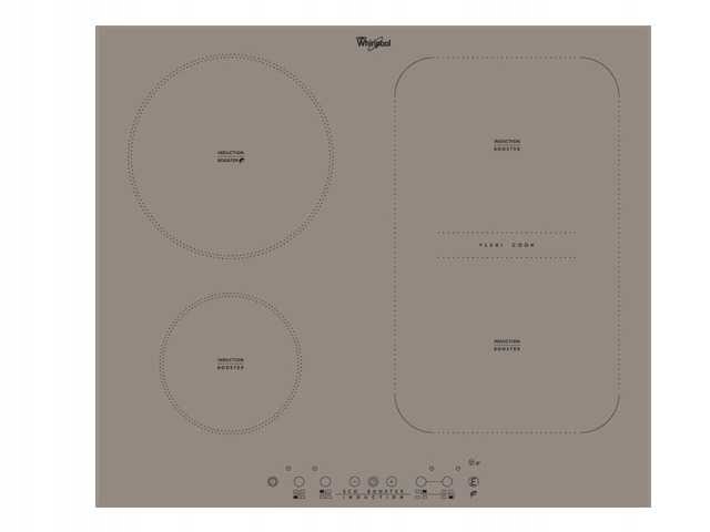 BEŻOWA PŁYTA INDUKCYJNA WHIRLPOOL ACM808 BA S