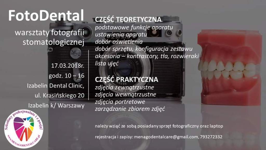 FotoDental - warsztaty fotografii stomatologicznej