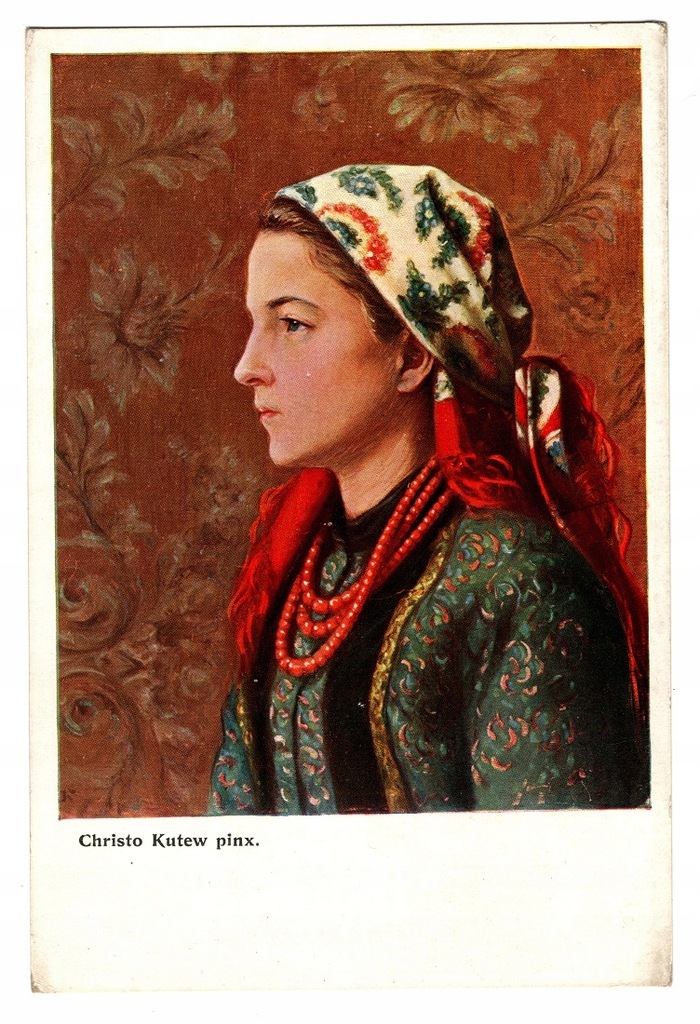 Christo Kutew . Portret młodej Polki