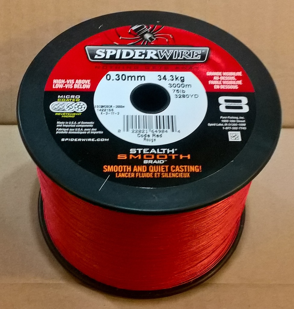 SPIDERWIRE STEALTH Code Red 8 Carrier 0,40 49,2kg