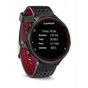 GARMIN Forerunner 235 GPS HR PL Czarno-czerwony