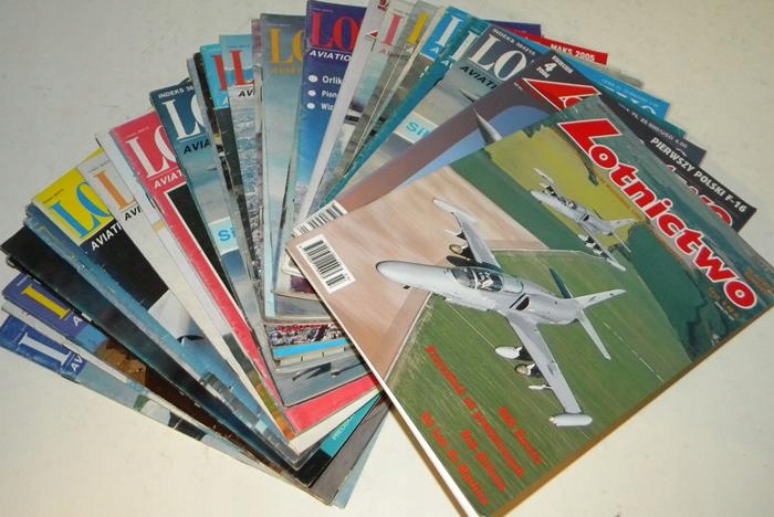 LOTNICTWO AVIATION INTERNATIONAL zestaw 31 czasopi