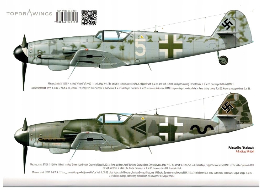 Купить Messerschmitt Bf 109 G/K - Кагеро Чертежи: отзывы, фото, характеристики в интерне-магазине Aredi.ru