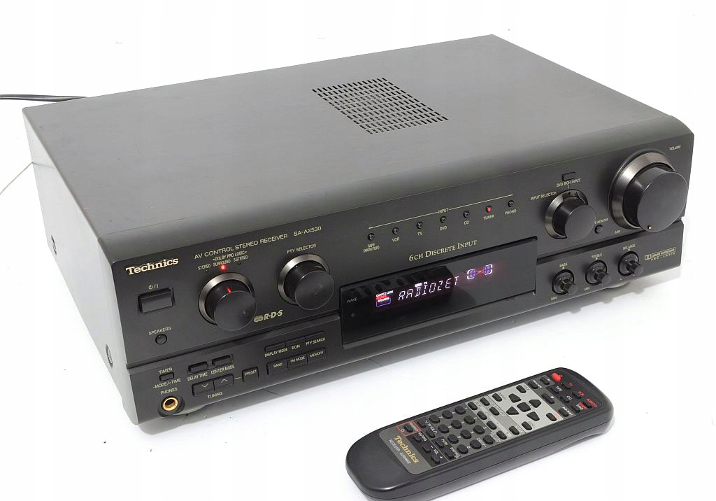 TECHNICS SA-AX530 ZNAKOMITY AMPLITUNER 5.1 RDS PILOT !