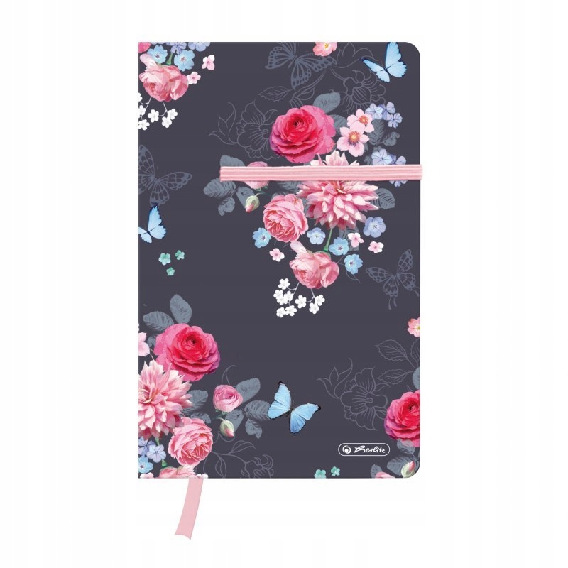 Notes A5 88k kratka Herlitz ladylike flower